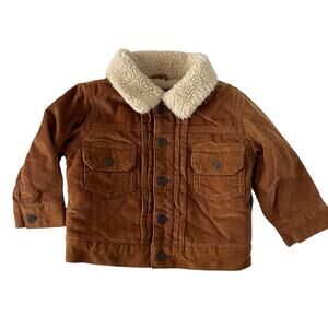 NEW Baby Gap corduroy Sherpa jacket